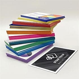 Painted Edge Business Cards